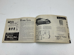 Vintage HOME PLANS BOOK Parade of Homes Mid Century Modern ranch house blueprint