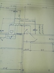 Vtg 1964 Mid Century Modern House Blueprints Professional Owner Architect 1964