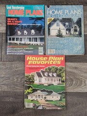 Lot Of 3 House Plan Magazines~Blueprints~Solar~Landscaping~Windows~Fireplaces~Fi