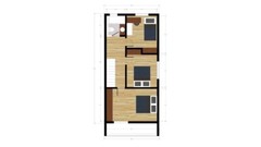 17×33 Feet Small House Plan 5×10 Meters 3 Bed 2 Bath PDF Plan (A4 Hard Copy)