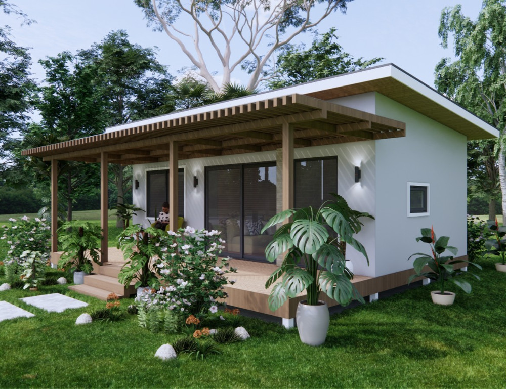 23×20 Feet Farm House Design 7×6 Meter 1 Bed 1 Bath Shed Roof PDF &A4 Hard Copy