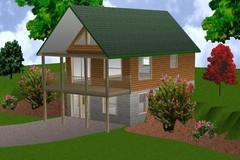 20×30 Cabin w/Loft Plans Package, Blueprints & Material List