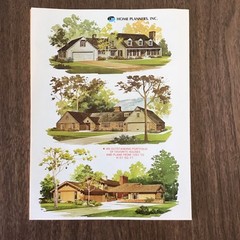 1981 Vintage 166 Contemporary Home Plans HOUSE Floor Plans Book SEE INDEX
