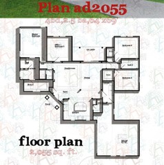Custom Home Floor Plans 2055 Sq Ft