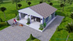 24×24 Feet 2 Cars Garage Shed Plan 7.3×7.3 Meter PDF Plans (A4 Hard Copy)