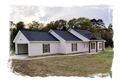 Ranch House Plans 1600 SF Open Floor/Split 3 Bed 2 Bath (Blueprints) #1017