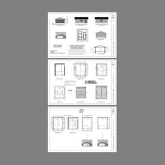 20×24 2-Car Garage — 480 sq ft — PDF Floor Plan — Model 6A