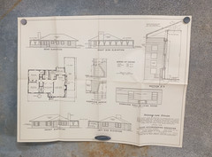 VTG 1940s 1950s Good Housekeeping Mid Century Modern Many Use House Floor Plan