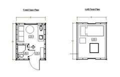 Small Cabin Plan With Loft 8’x10′ Tiny House DIY Building Professional Drawings