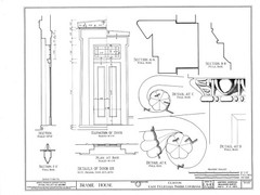 Architectural House Plans, Southern Style Antebellum country home w/ cottage