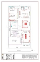 SPANISH House Plan, House front Elevation, Complete Architectural Dwg Set, Cad
