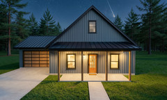 1,700 Sqft (Living) Modern Farm House with – 3 Bd, 2.5 Ba, 2 car garage