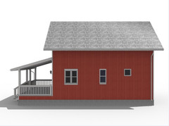 Construction Drawings/ DESIGN / PLANS / Frame house Lauta (KD-90)
