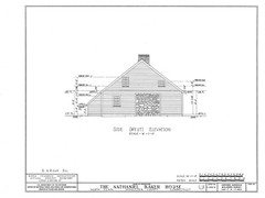 Colonial Cottage, printed architectural plans, detailed timber frame drawings