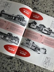 Vintage 1958 Modern Homes MCM Ranch Plans Catalog Heddinghaus Lumber Moberly MO