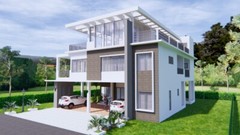 36×50 Feet House Design Plan 14×16 Meter 6 Beds 7 Baths Terrace (A4 Hard Copy)