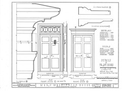 Mary Washington home, traditional colonial house, 4+ bedrooms, printed plans