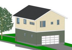 Custom Home House Building Plans 1 bedroom Blueprints 1000 sq ft PDF files