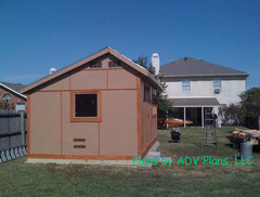 10X20 SALTBOX WOOD STORAGE GARDEN SHED PLANS 26 STYLES, GABLE GAMBREL, 8, 12, 16
