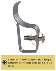 6 Pack Vinyl Siding Hooks Stainless Steel Clips for Security Cameras & Decor