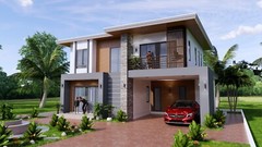 36×23 Feet House Plan 11×7 Meter 3 Bed 3 Baths Terrace Roof (A4 Hard Copy)
