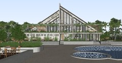 Island Paradise Resort & Tiki Bar Compound Design | SketchUp | Mee Studio