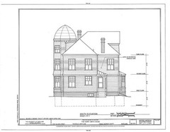 Victorian Queen Anne Style architectural home, tower, porches PRINTED PLANS