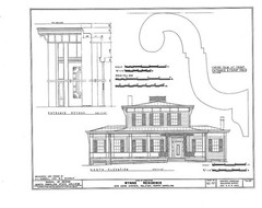 Italianate Victorian farmhouse, wrap-around porches, architectural PRINTED PLANS