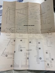 1950’s-60’s Lumber Store Handouts For Plywood Projects – Blueprints – Lot Of 14