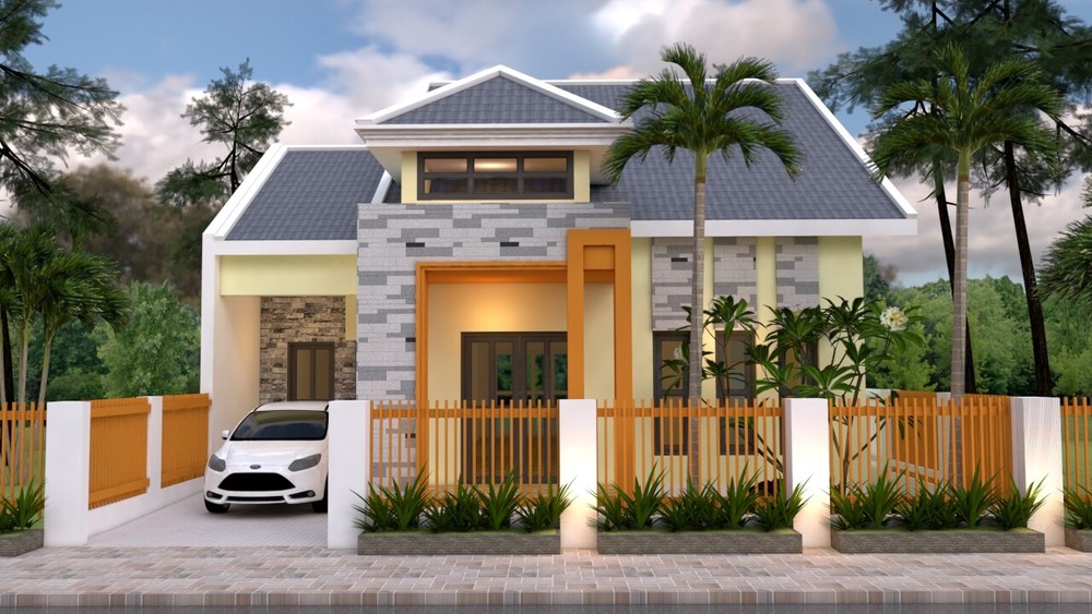 Custom House Plans 11×17 Meter 36×56 Feet 4 Beds 4 Baths PDF (A4 Hard Copy)