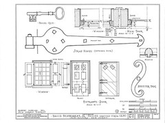 Dutch Colonial Gambrel Roof farmbouse, architectural plans, 3 Bedrooms, 2 Baths