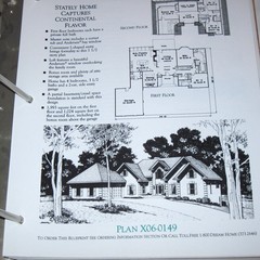1995 Binder Book of Home Plans Featuring Andersen Windows Contractor’s Edition