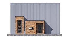 45’x32’ 3-Beds, 2-Baths Modern A-Frame Architectural House Plans PDF Download.