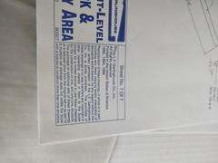 VTG 1996 Garlinghouse Split Level Deck 14′ Play Area Project Plan blueprints FYI