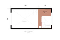 Tiny House Plan, 12×28 House Plans, Modern Cabin House Plans, Hard Copy