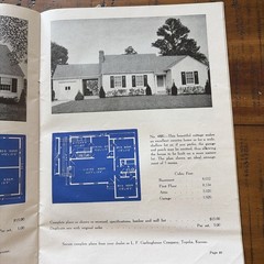 Vintage 50s MCM Mid Century Home Designs House Plans Low Budget Homes Catalog
