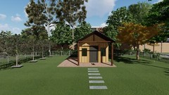 DIY Wood Shed Building Plans – 16’x11′, 182 sqft with Wrap Around Deck