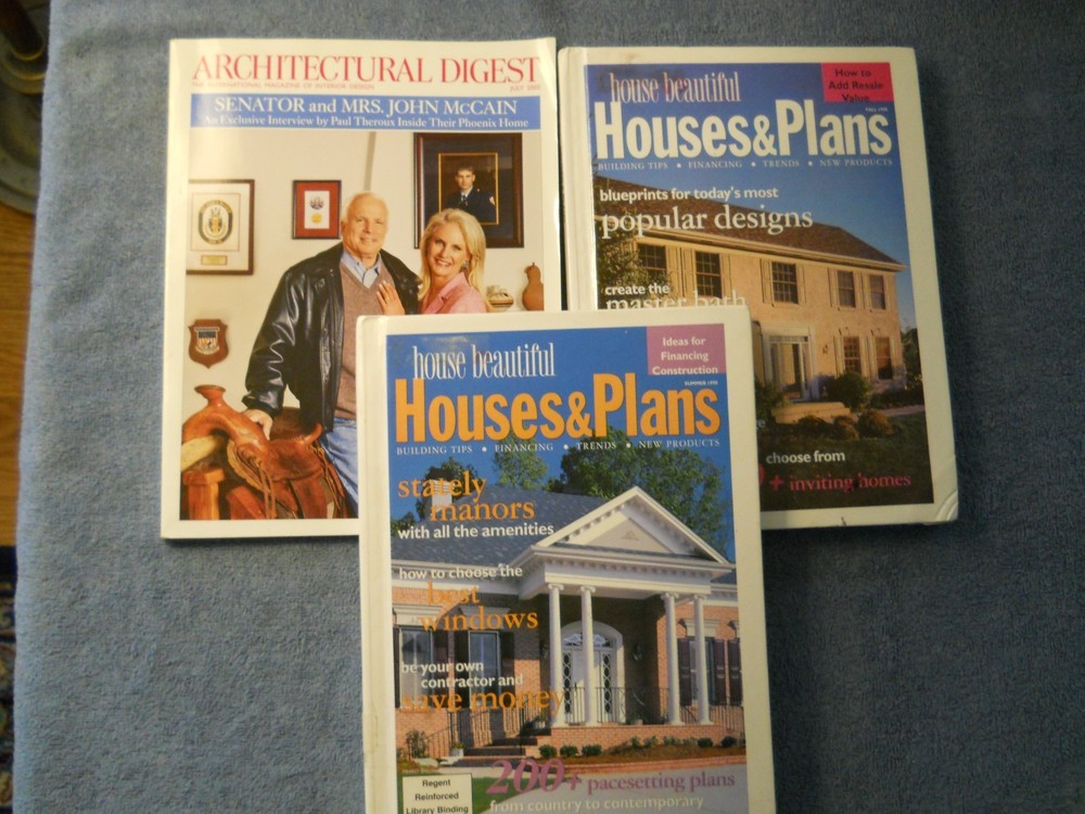 Group of publications for housing plans