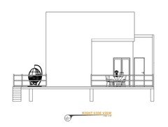 Modern A-Frame Cabin House Plan With 3D Images And PDF For Blueprint Plans