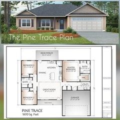 Pine Trace House Plan 1670 Heated Square Feet