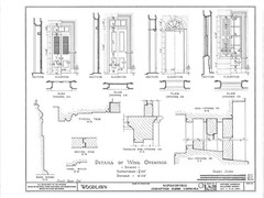 Woodlawn Plantation, LA, architectural plans, traditional southern style home