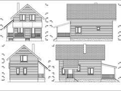 Construction Drawings/ DESIGN / PLANS / Frame house Lauta (KD-90)