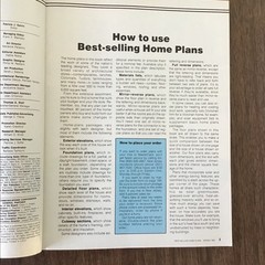 1983 Vtg Contemporary Home Plans HOUSE Floor Plans Book SEE INDEX Energy Saving