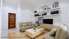 26×36 Feet House Plans 8×11 Meter 2 Beds 2 Baths Terrace Roof PDF (A4 Hard Copy)