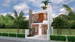 Home Designs 5×10 Meter 17×33 Feet 2 Bedrooms Terrace Roof PDF (A4 Hard Copy)