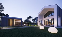 Modern House Plan Building Plans Blueprints 217m 2,336ft 3 bedroom 2.5bath CAD