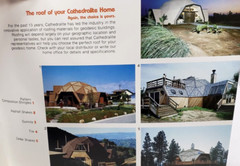 1970s Brochures/Building Plans GEODESIC DOME HOME LIVING by Cathedralite, Fuller