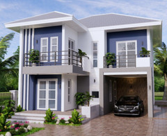 Custom House Plan 9×10 Meter 30×33 Feet 5 Beds 3 Baths Hip Roof (A4 Hard Copy)