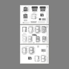 20×24 1-Car Garage — 888 sq ft — PDF Floor Plan — Model 11