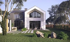 Modern House Plan Building Plans Blueprints 217m 2,336ft 3 bedroom 2.5bath CAD